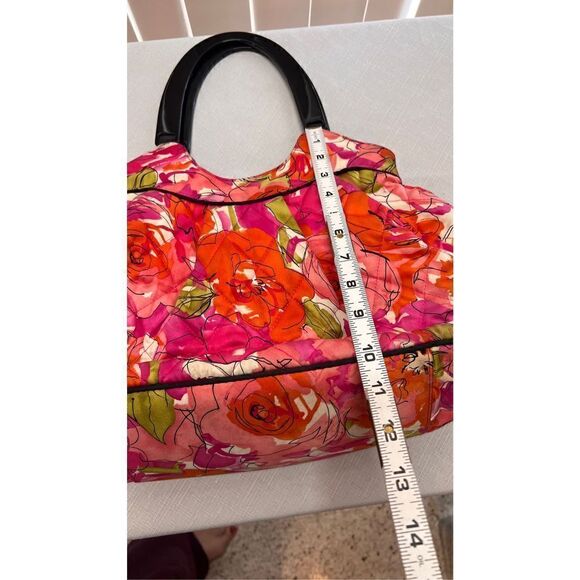 VERA BRADLEY MILLIE VINATGE ROSE HANDBAG - Picture 9 of 12